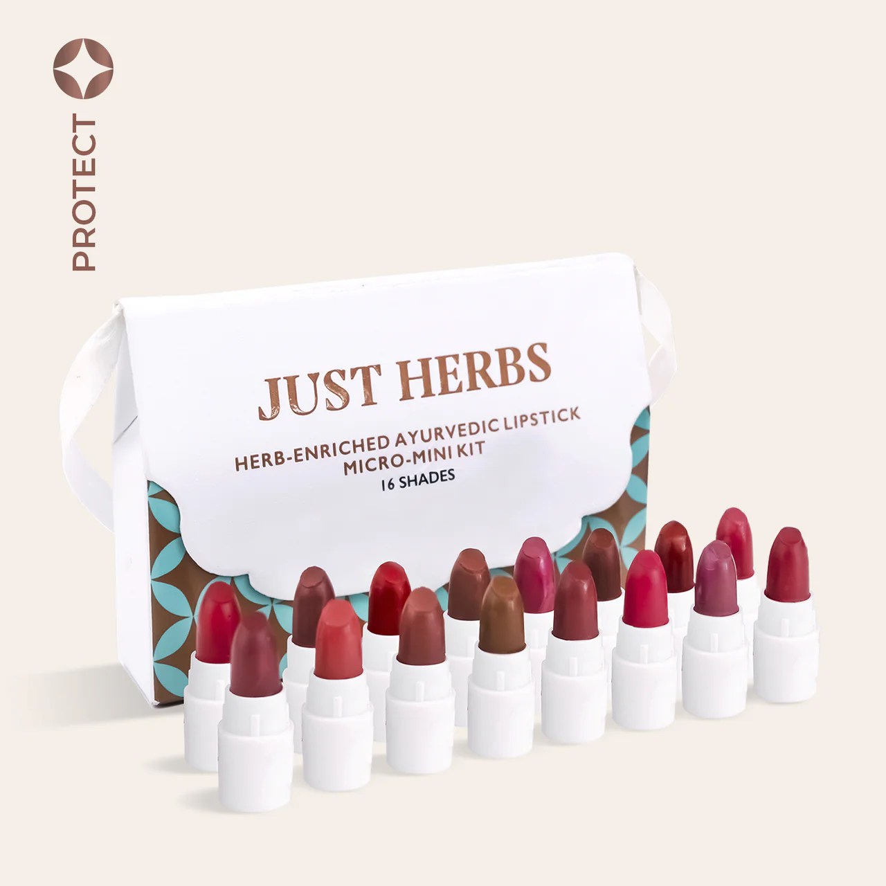Just Herbs Ayurvedic, Natural Lip & Cheek Tint Brick Red (Creamy Matte