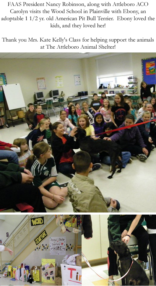 ebonyschoolpres Friends of the Attleboro Animal Shelter