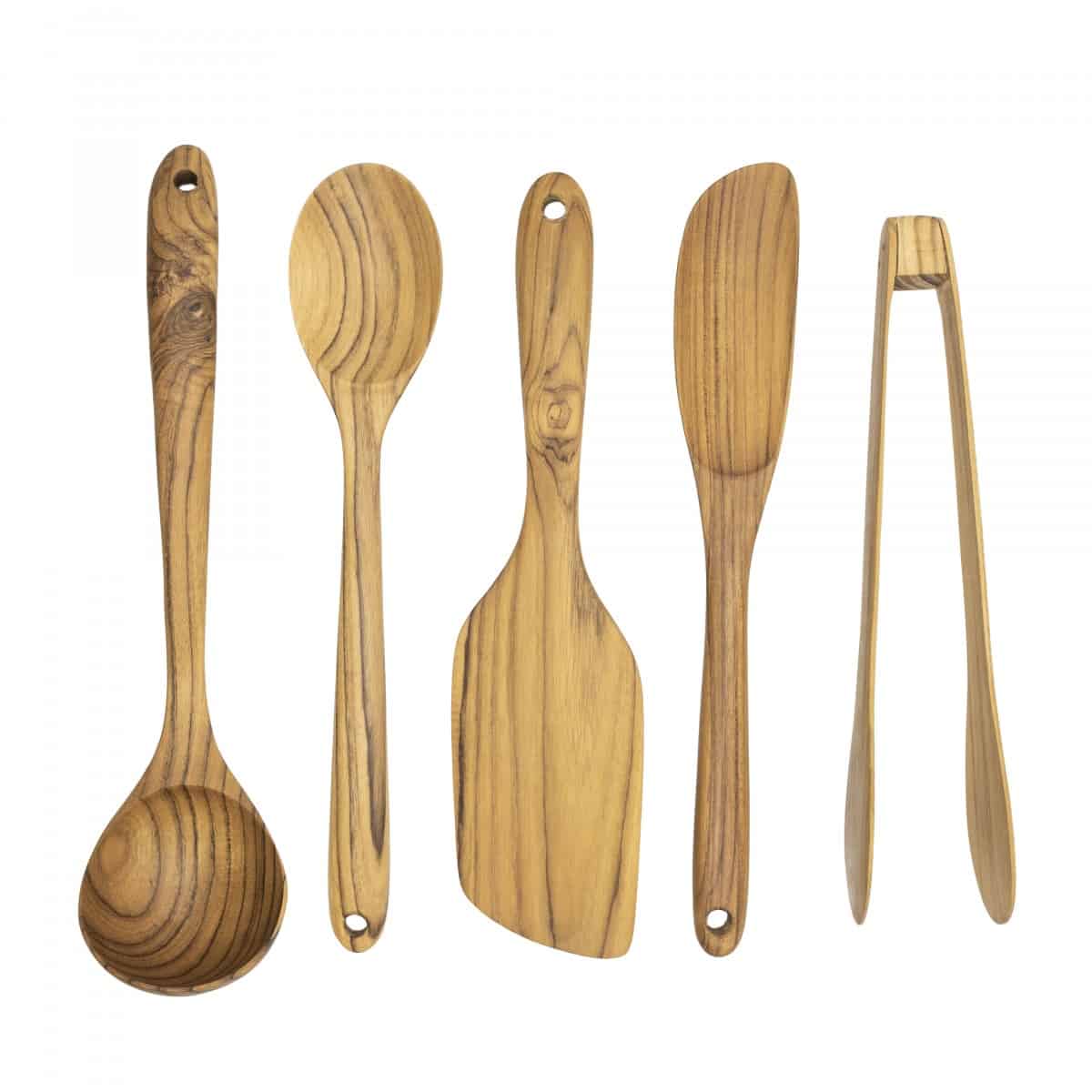 Teak Wooden Utensils Set » FAAYHaus®