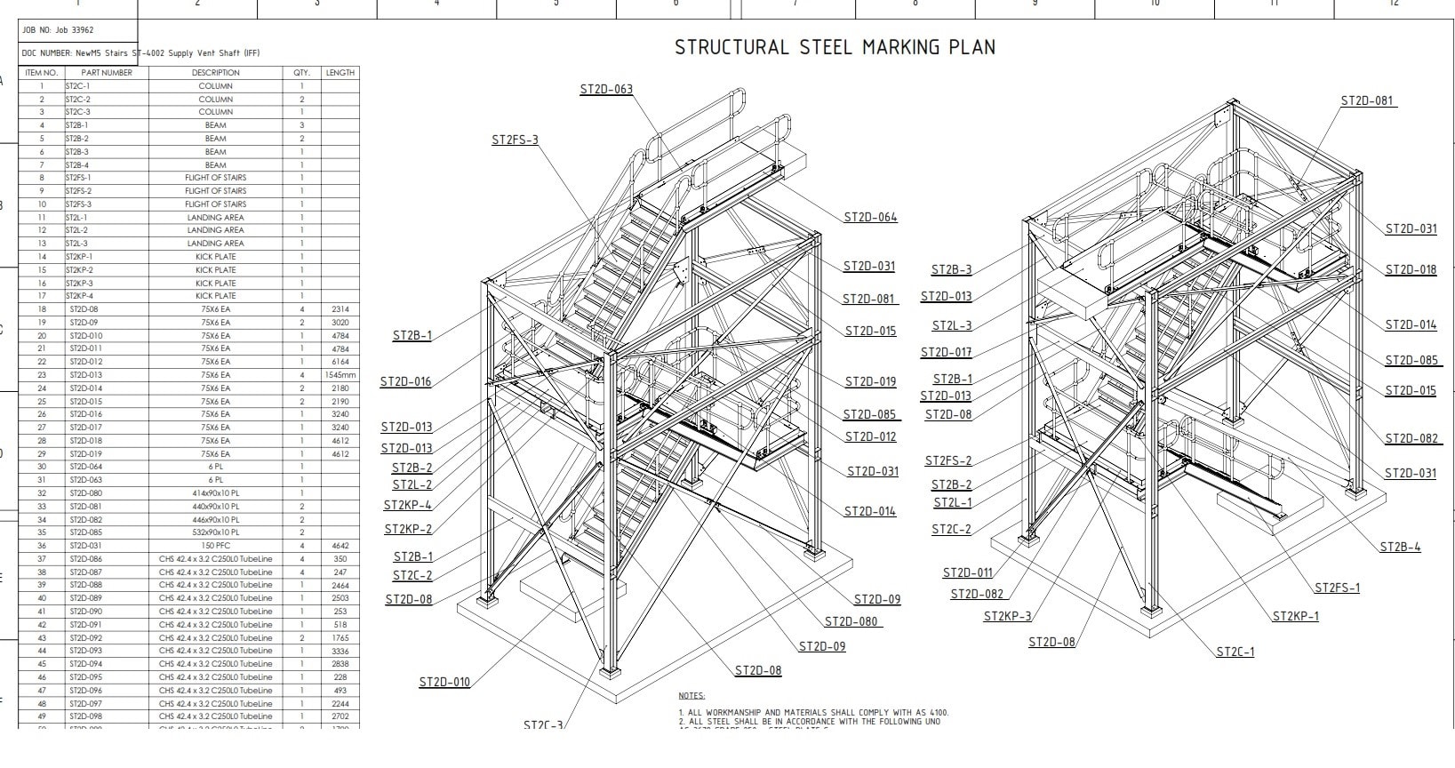 FABRICATION DRAWINGS
