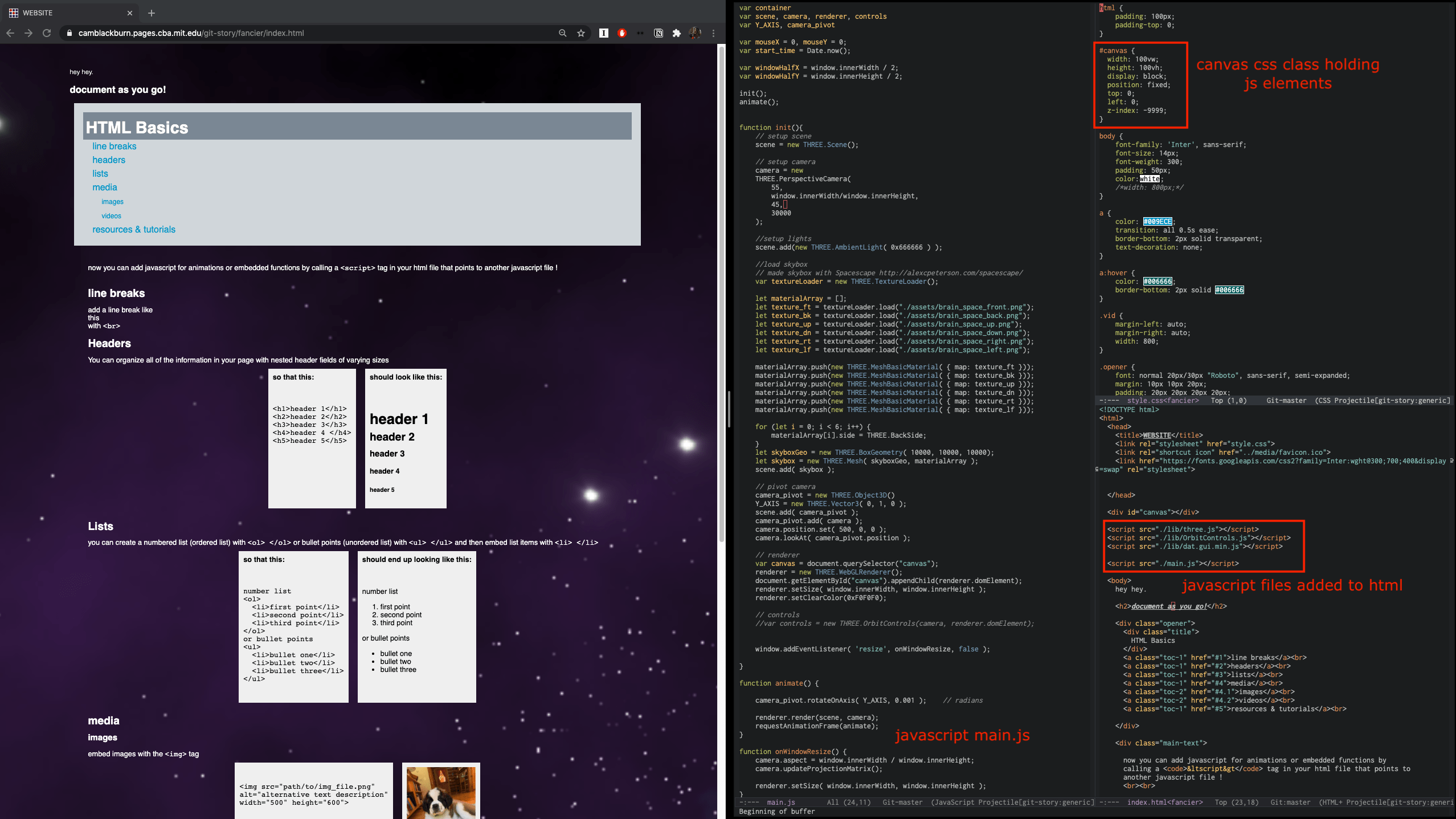 Git & HTML Recitation Git & HTML
