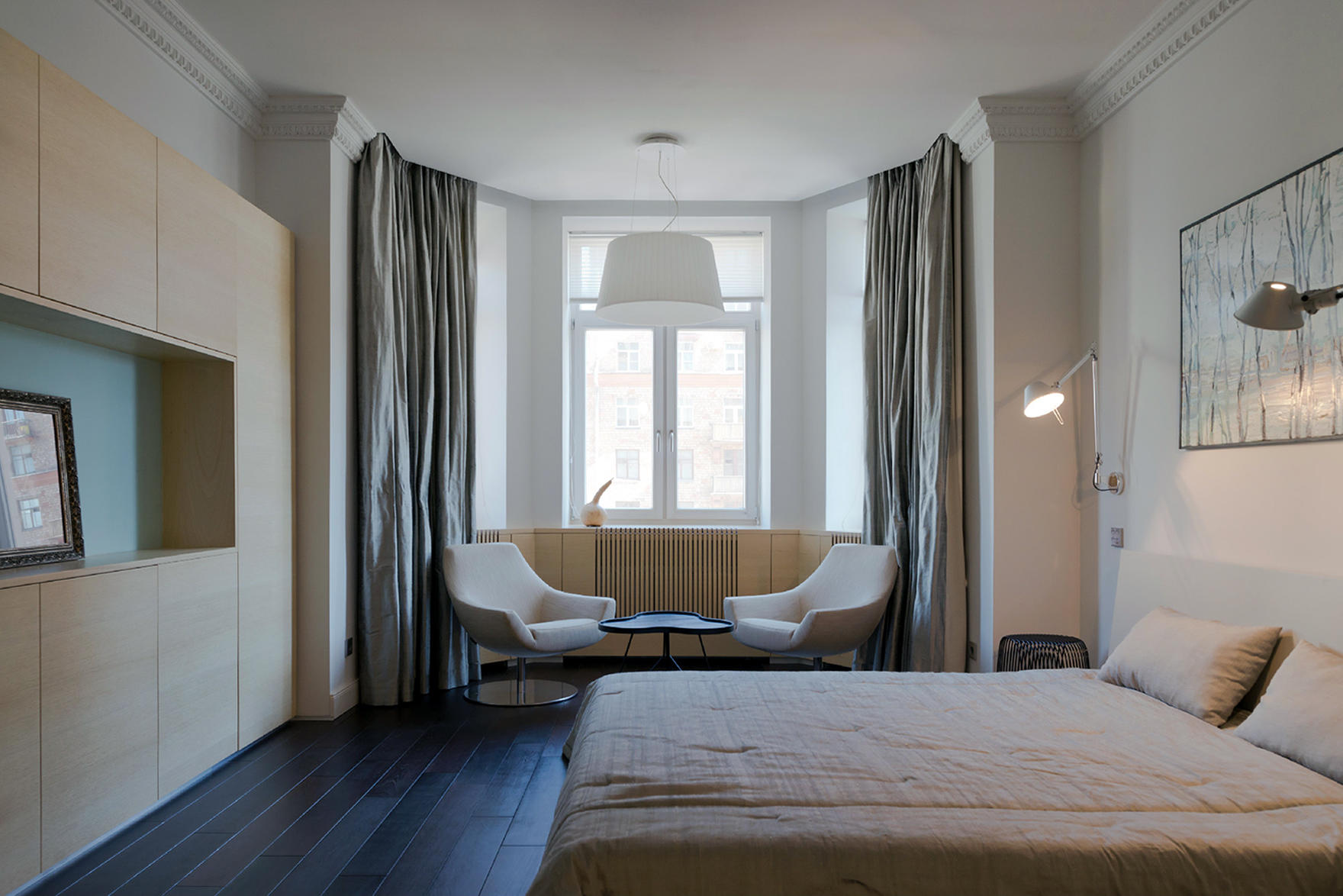 Chambre d'origine avec baie vitrée 3 idées de design