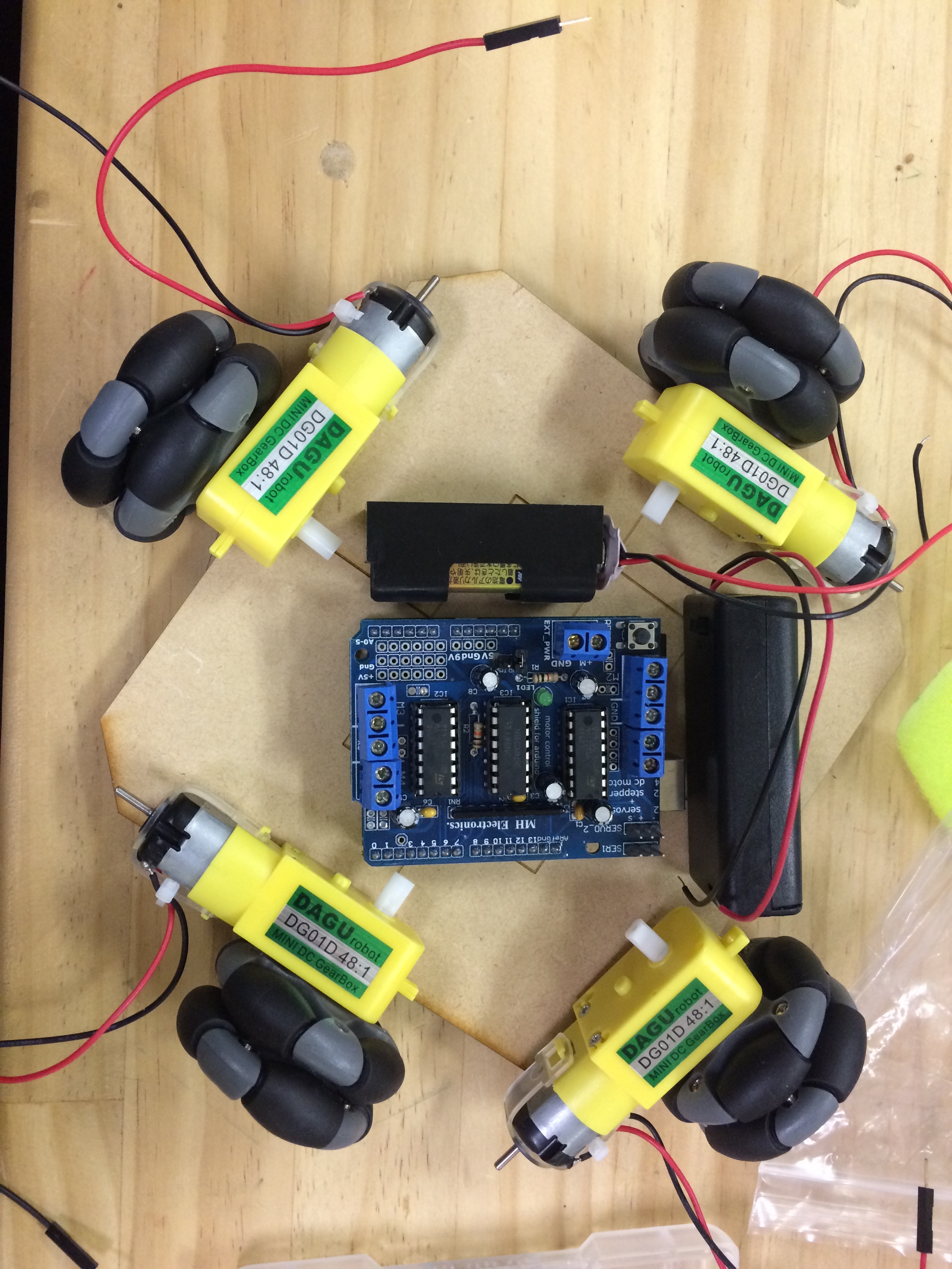Arduinoとモータードライバーシールドを合体させる