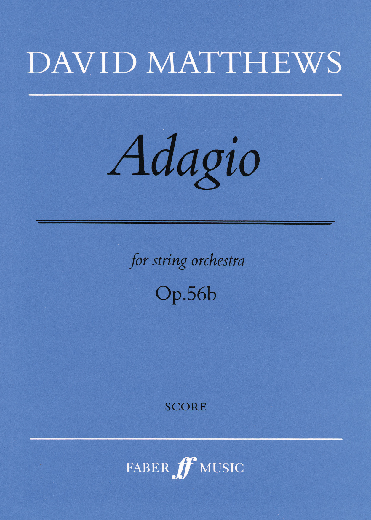 Adagio For String Orchestra (Orchestra) Faber Music