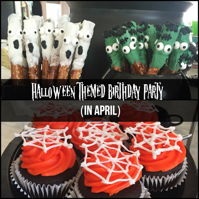 HalloweenThemed Birthday Party (in April) Fab Everyday