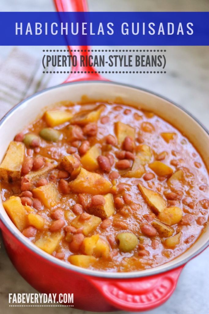 Habichuelas Guisadas, Puerto RicanStyle Beans Recipe Fab Everyday