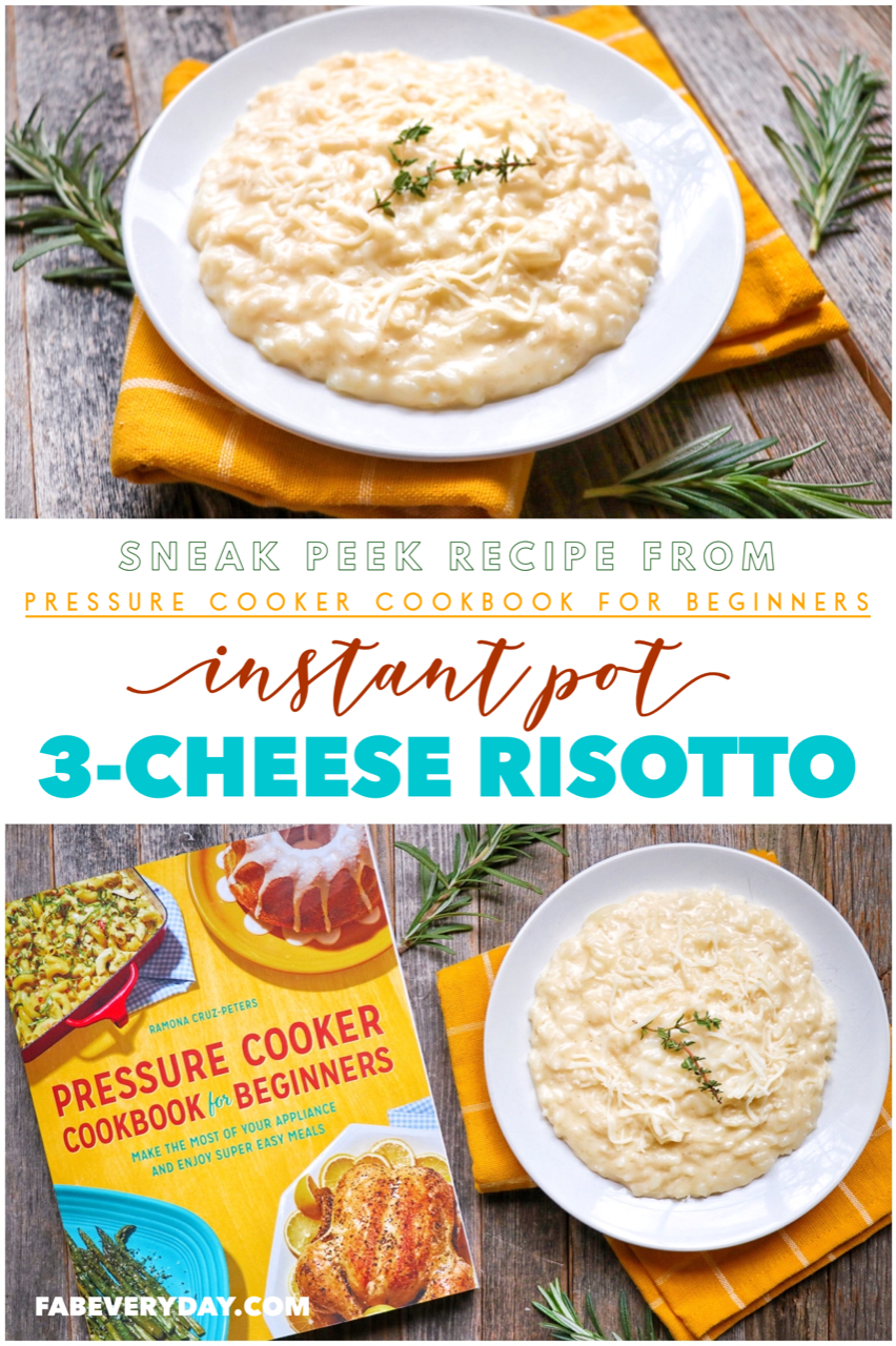 Instant Pot 3Cheese Risotto recipe Fab Everyday