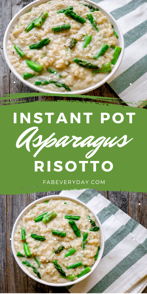 Instant Pot Asparagus Risotto Fab Everyday