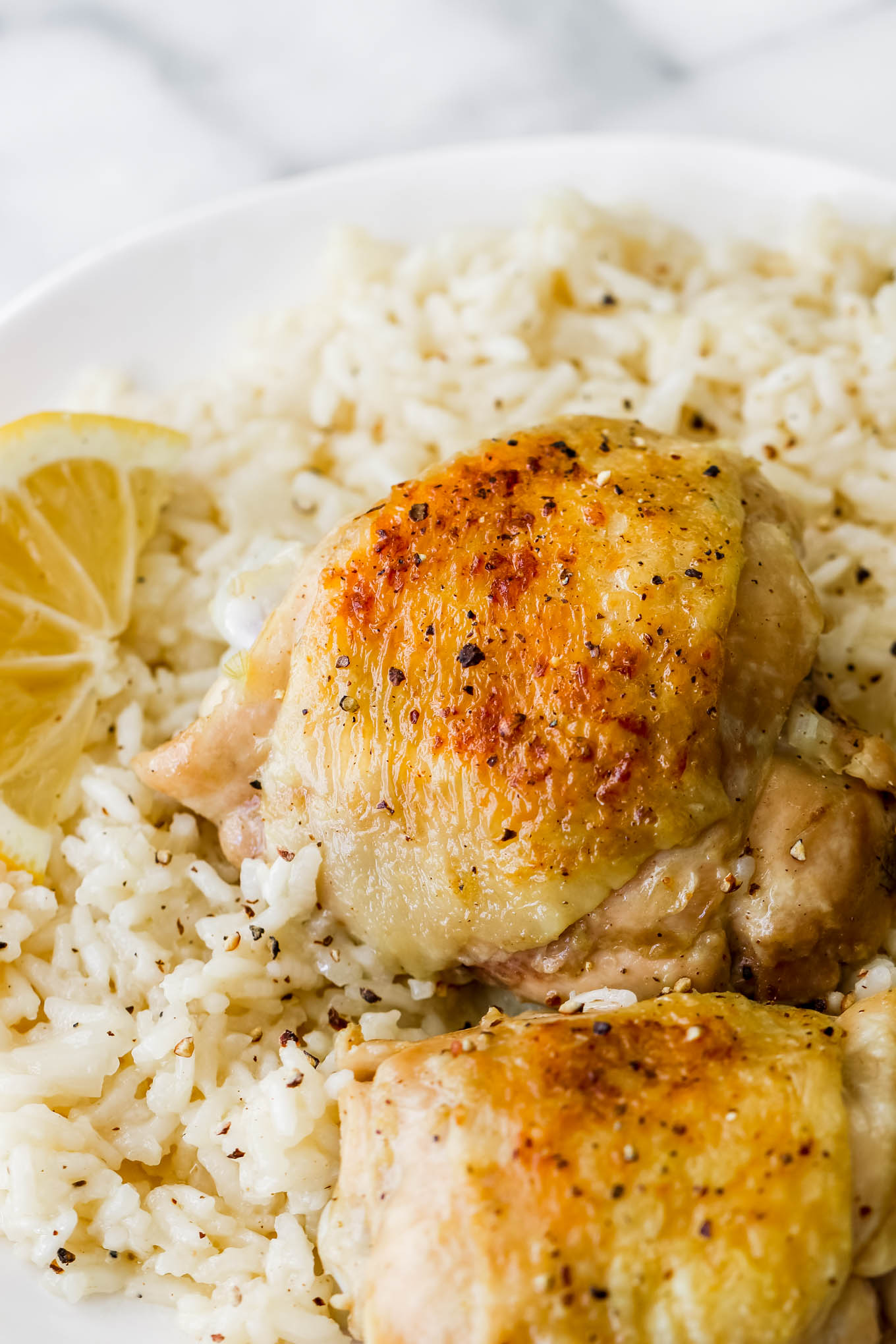 OnePot LemonPepper Chicken and Rice (Dutch oven lemonpepper chicken