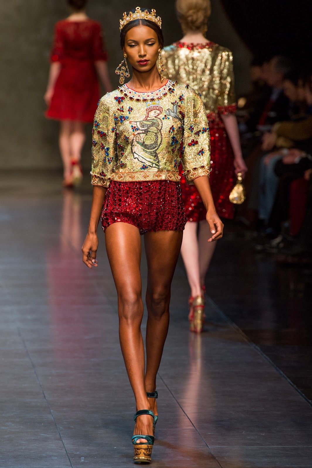 Dolce & Gabbana Fall/Winter 2013 collection Milan Fashion Week Fab Fashion Fix