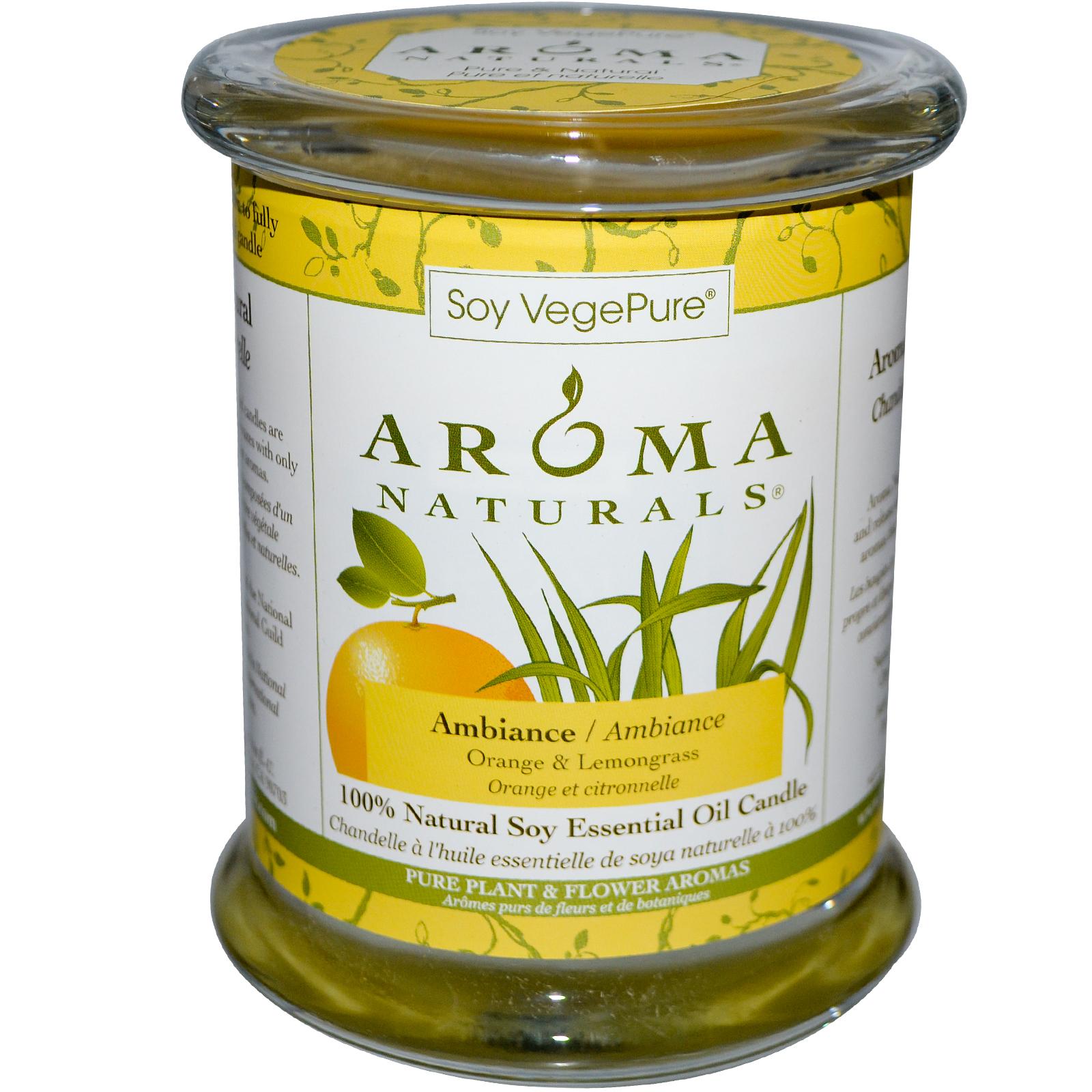 Aroma Naturals, Soy VegePure Candle News FAB FIVE LIFESTYLE