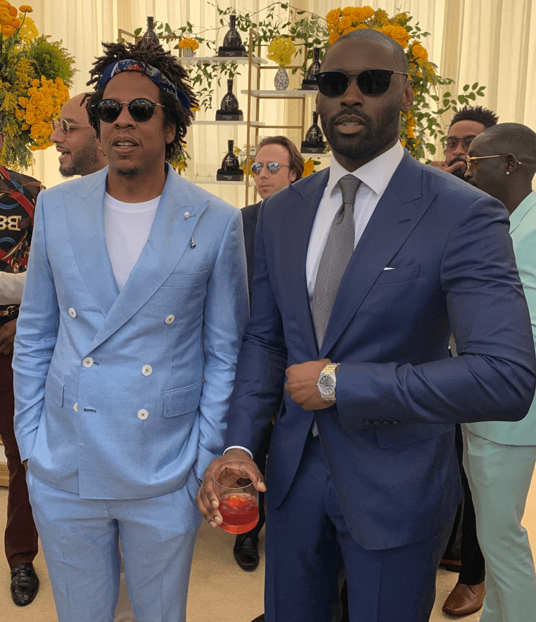 JayZ Rocks Baby Blue FRÈRE suit FAB FIVE LIFESTYLE