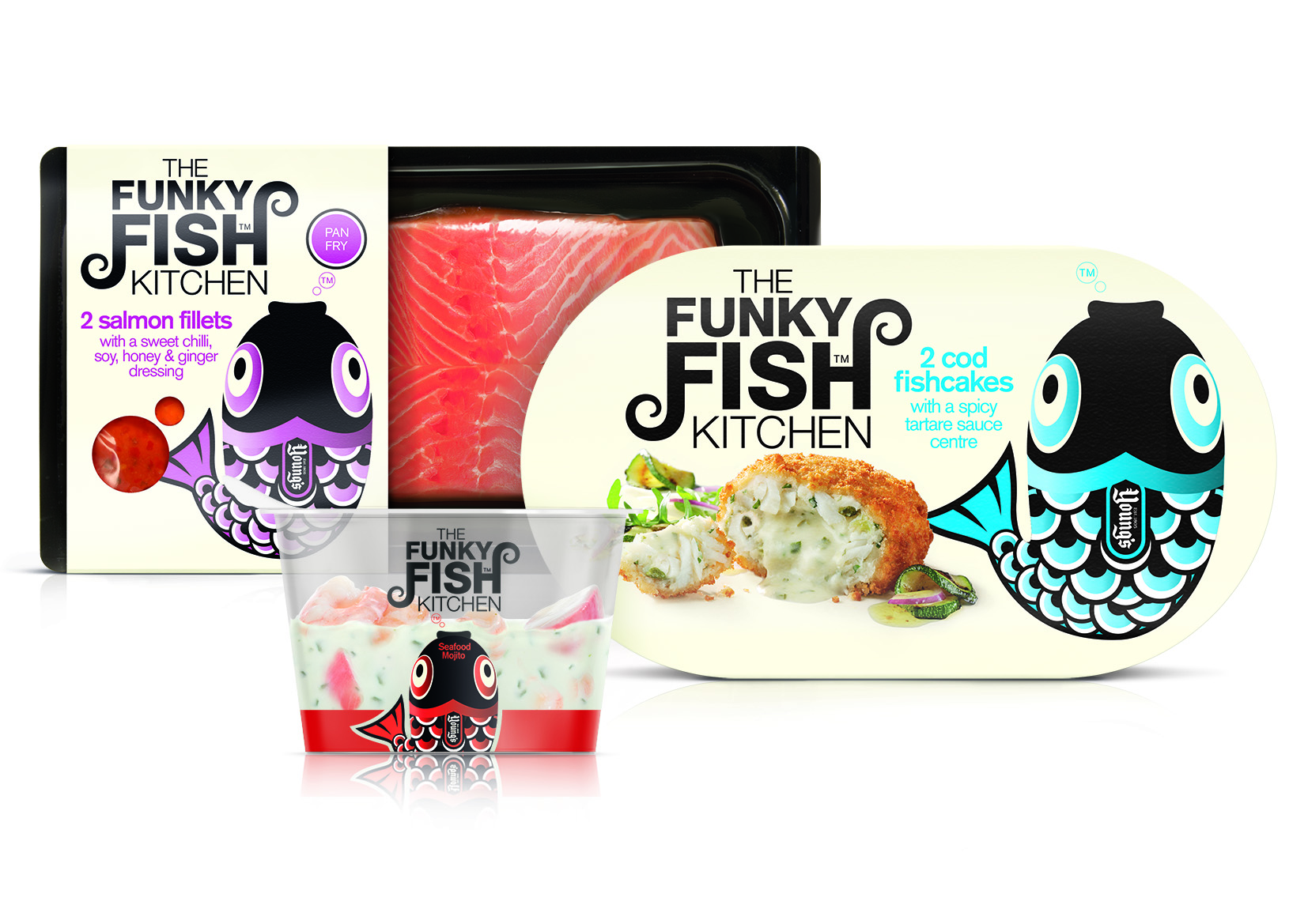 Springetts Create Branding & Packaging for The Funky Fish Kitchen FAB