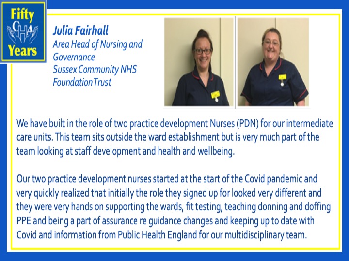 Introduction of the Practice Development Nurse in Intermediate Care