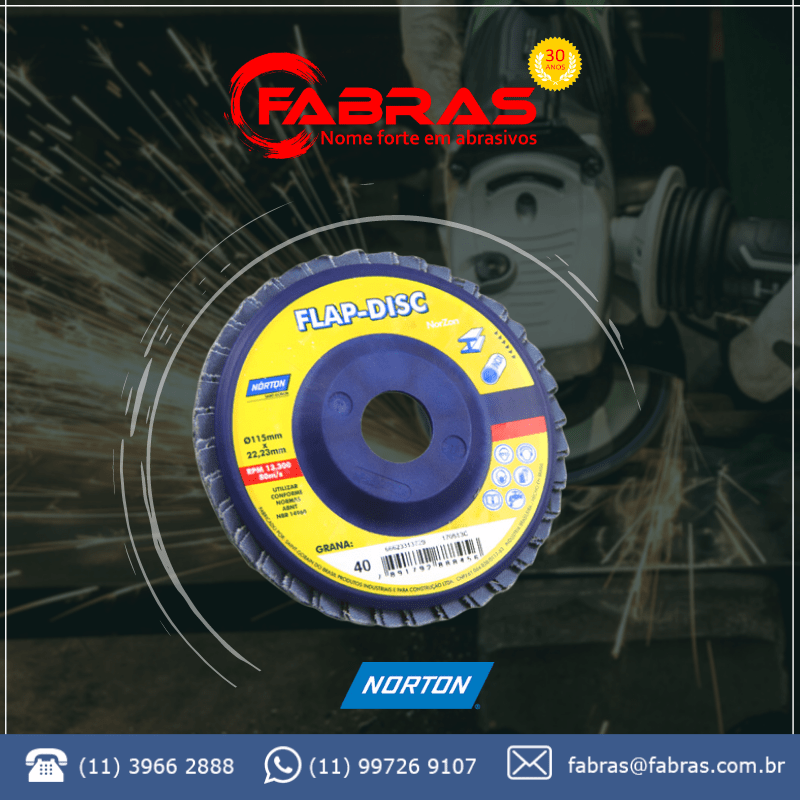 Conheça os Flap Discs da Norton Fabras Abrasivos