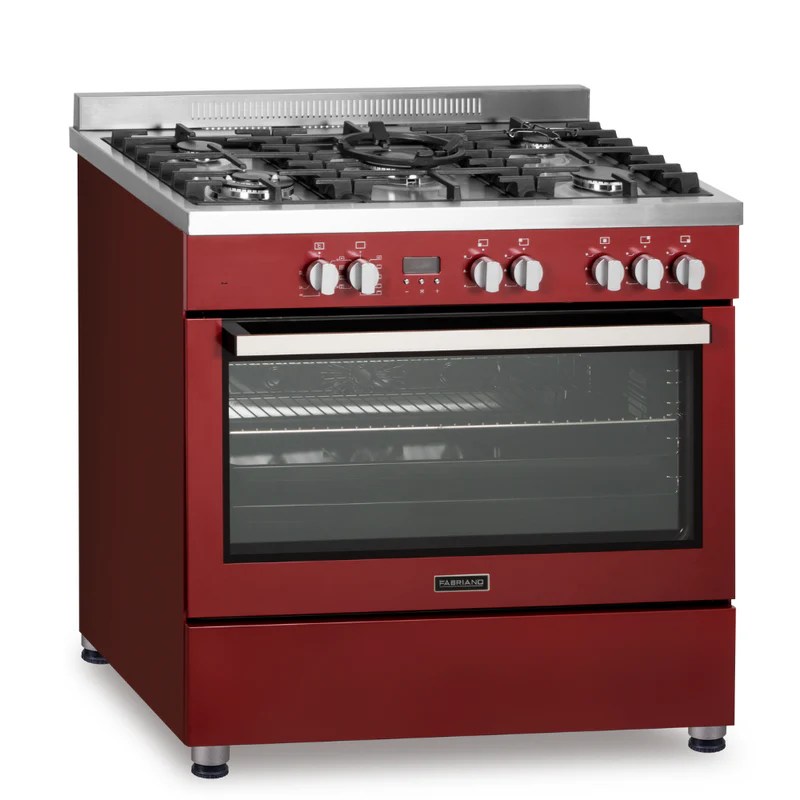 Fabriano F9P50E10RDS 90cm, 5 Gas Burners + Electric Oven Fabriano