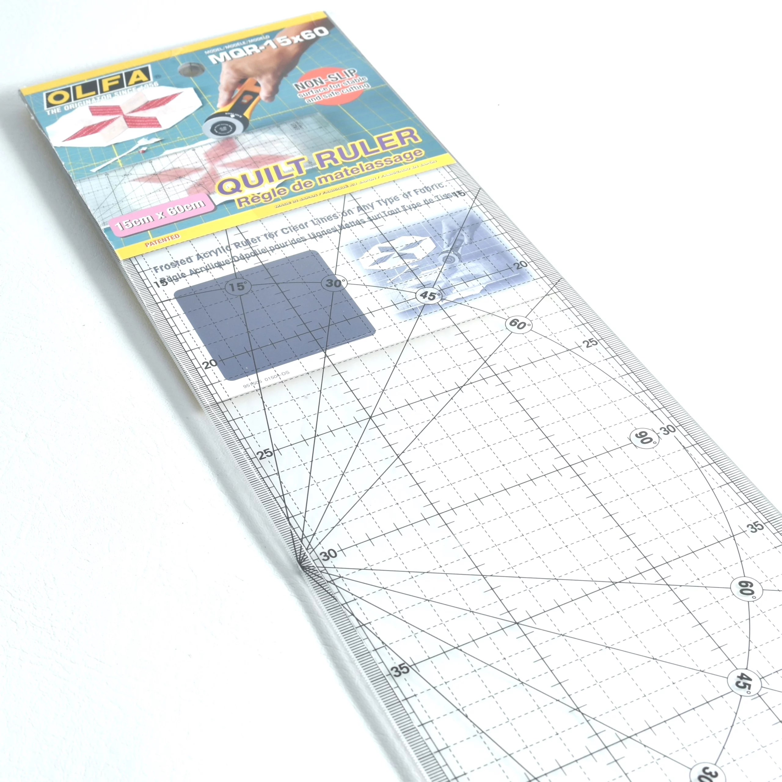 Olfa Quilting Ruler 15cm x 60cm Fabric8