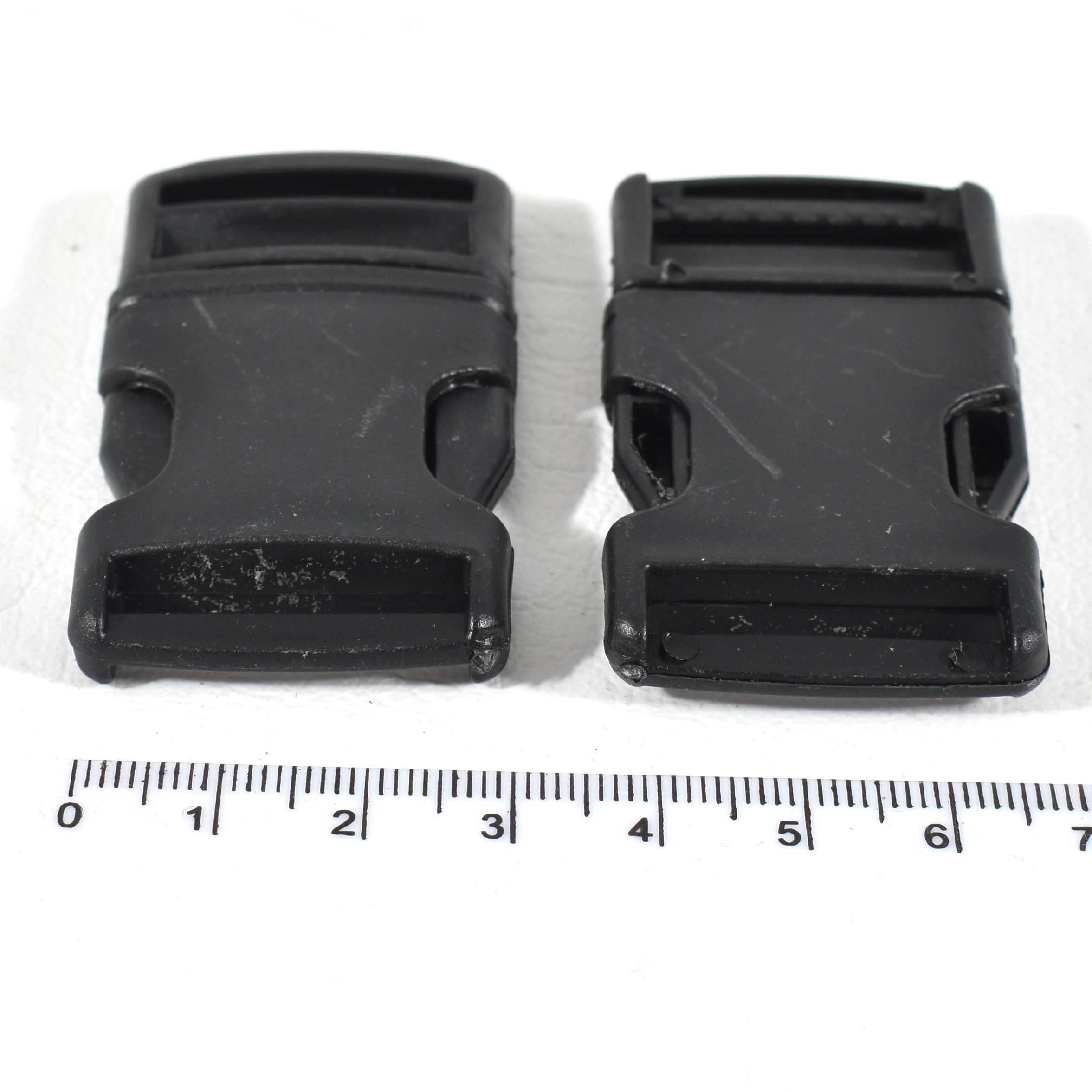 Plastic Buckle Bag Clips 25mm, 2 Set Fabric8