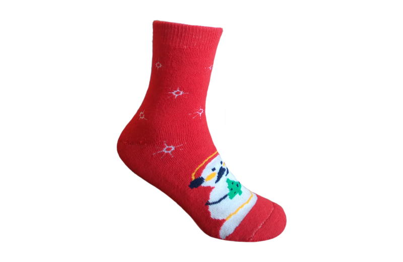 MEIAS CRIANÇA ANTIDERRAPANTES SNOWMAN Fábrica das Peúgas