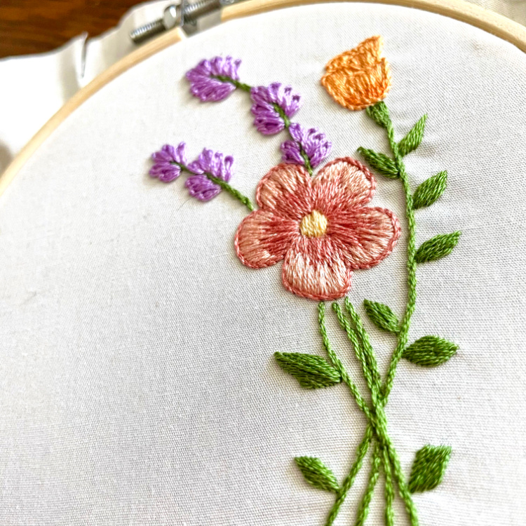 Intermediate Hand Embroidery Class Fabricate Studios
