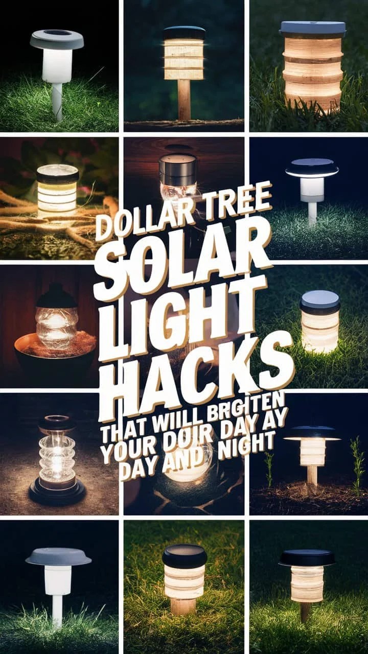 10 Dollar Tree Solar Light Hacks That Will BRIGHTEN Your Day (and Night