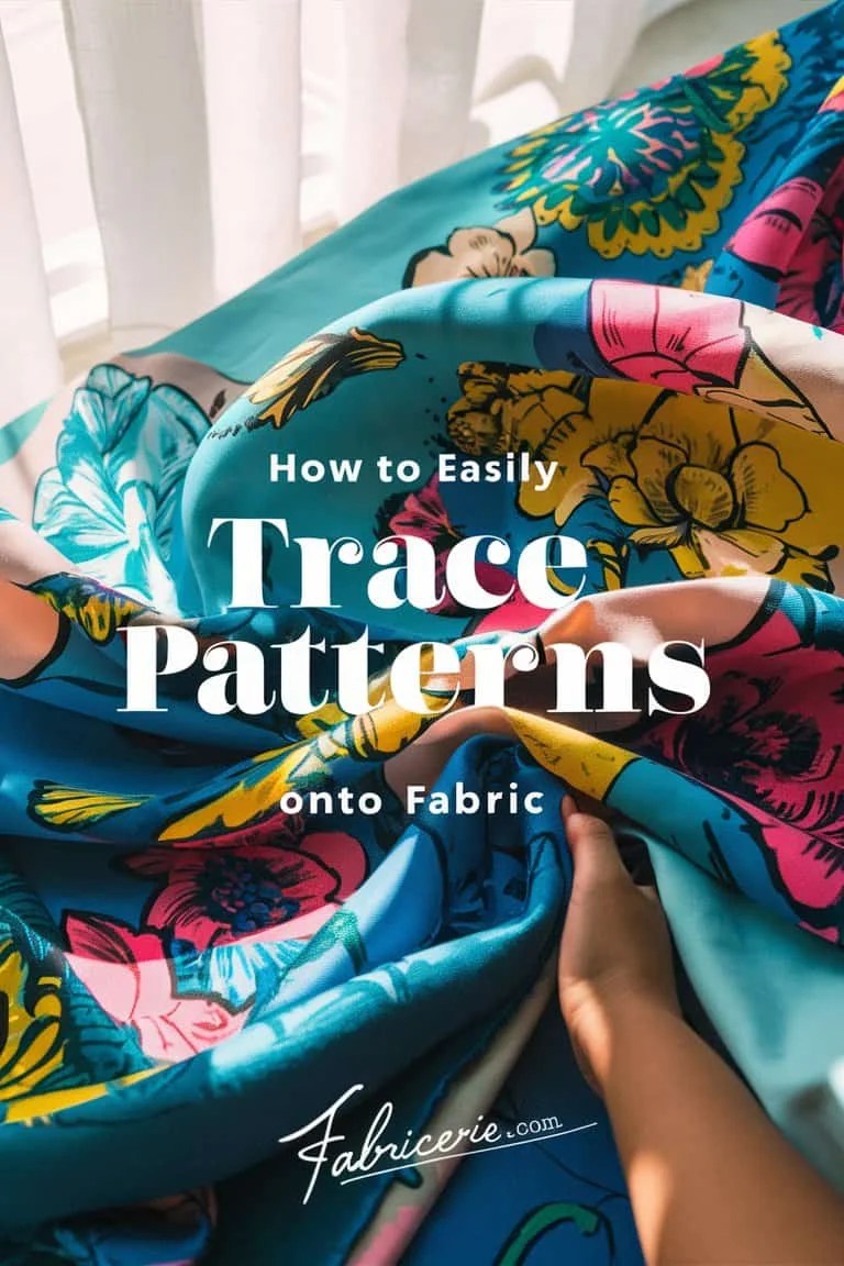 How to Easily Trace Patterns onto Fabric A StepbyStep Guide Fabricerie
