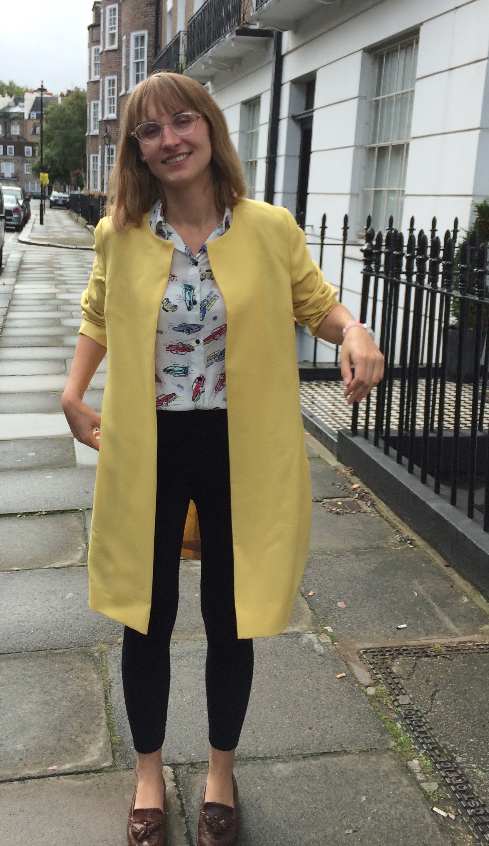 Lining the Burda collarless coat 