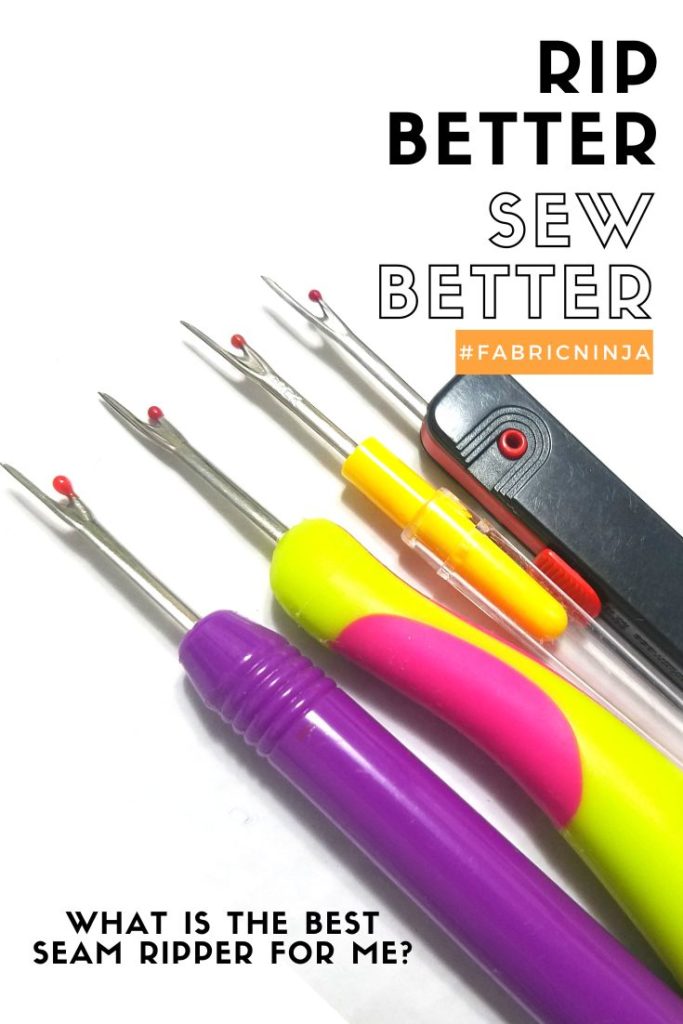 Notions and Tools Picking the Perfect Seam Ripper Fabric Ninja