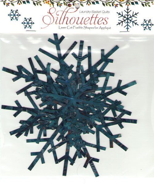 Winter Village Silhouettes Snowflakes Laundry Basket Quilts