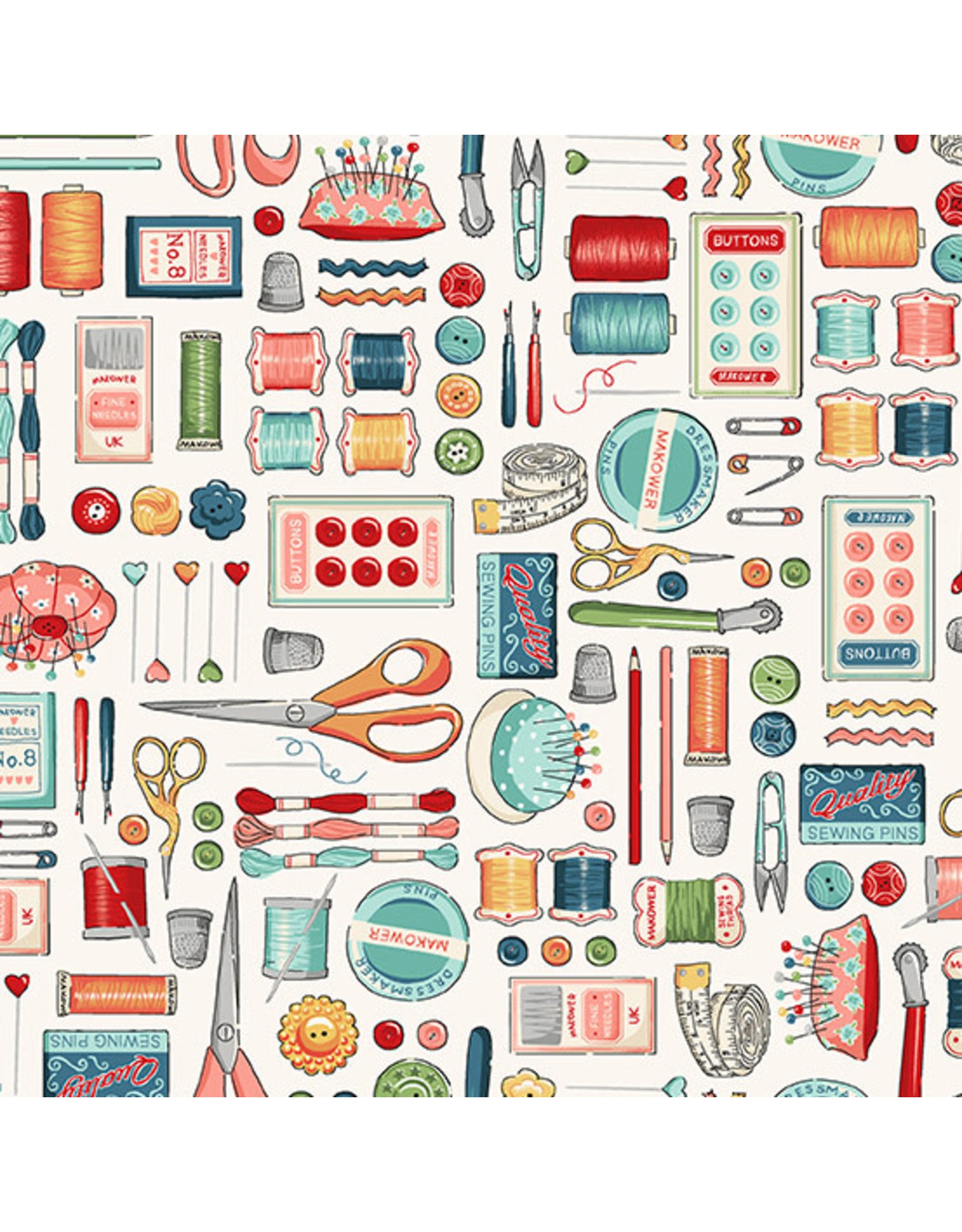 Sewing Room Fabric Notions White M25021 Fabric Patch