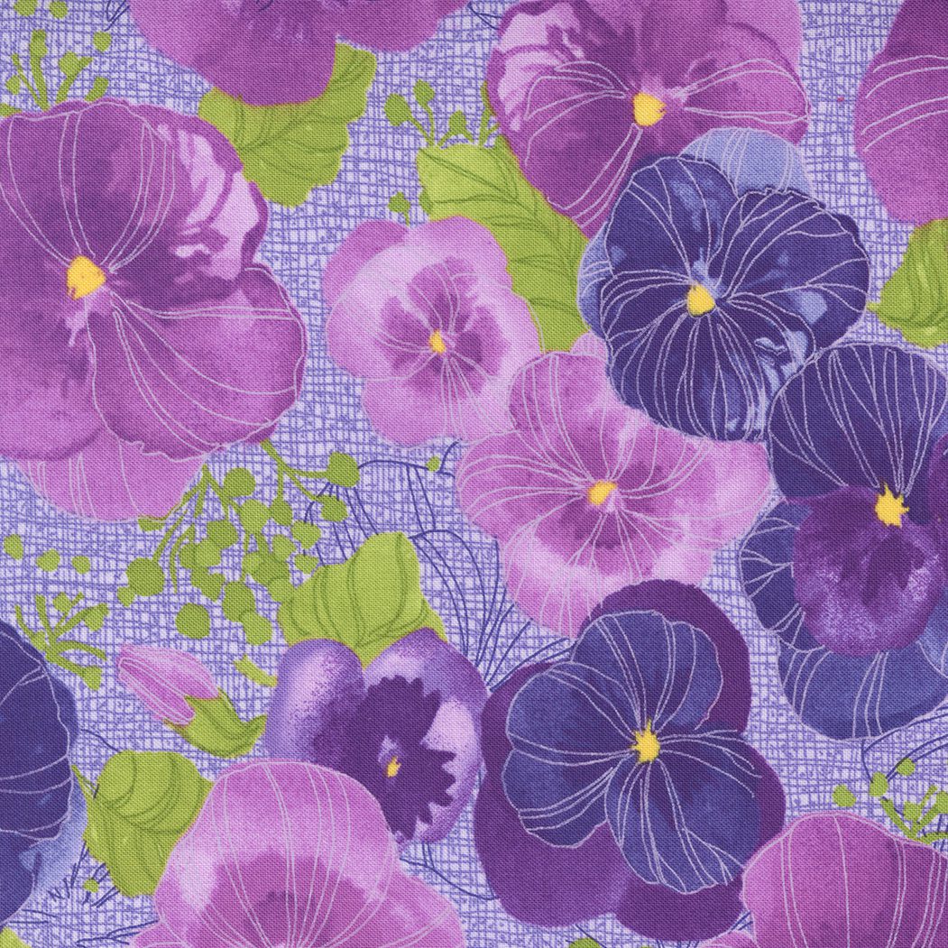 Pansys Posies 4872013 Patchwork Quilting Fabric Fabric Patch