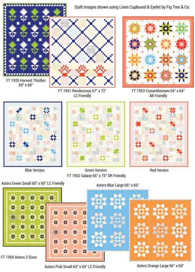 Linen Cupboard Fat Quarter Bundle Patchwork Fabric Fabric Patch