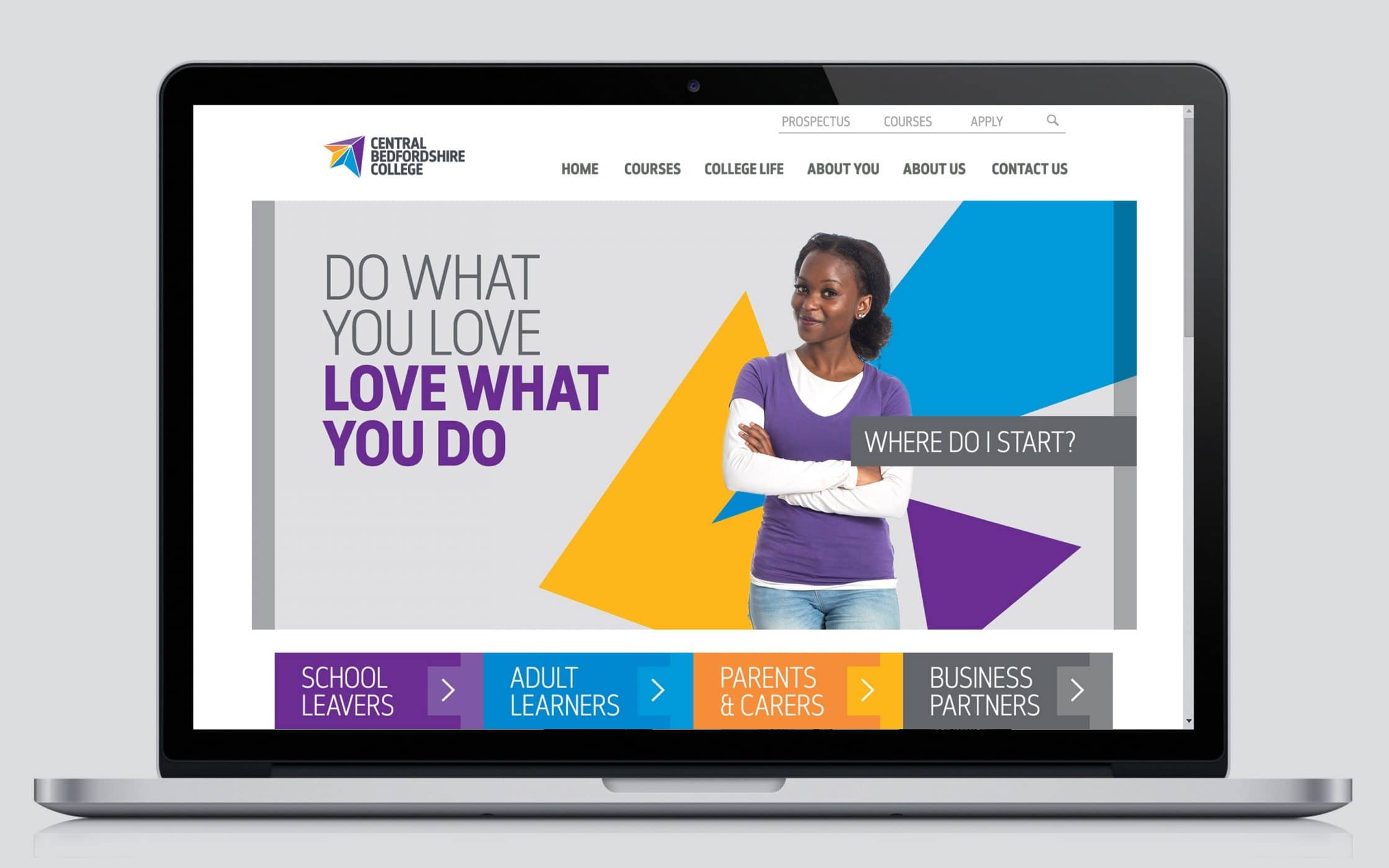 Central Beds College Branding & Visual Identity by Fabrik Brands