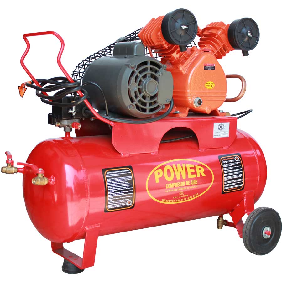 Compresor De 1 HP 110V 2P 120PSI 15 Galones Automático 5CFM Ref: TP1X1