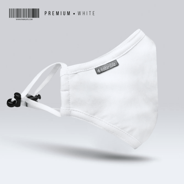 Premium Cotton Face Mask (White) Best Quality Product Fabrilife