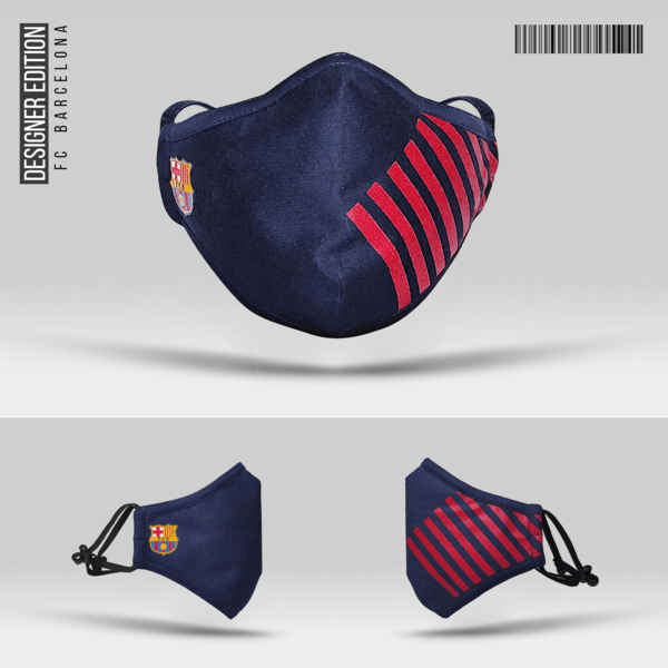 FC Barcelona Designer Edition Cotton Face Mask Best Quality Product