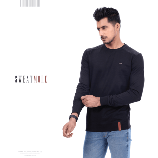 Premium Sweatshirt Black Best Quality Product Fabrilife