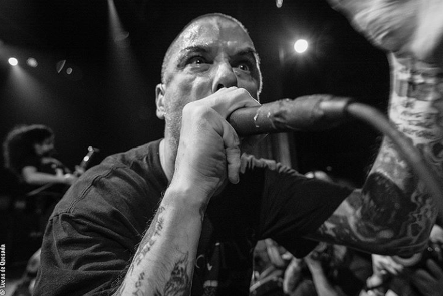 Phil Anselmo en Flores espalda de acero Fabrizio Pedrotti