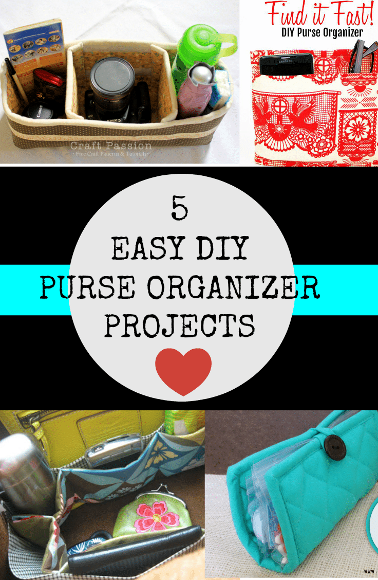5 Easy DIY Purse Organizer Projects Fabulessly Frugal