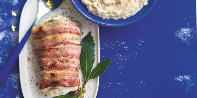 Rotie de lotte, lard fumé et beurre de roquette Femme Actuelle Le MAG