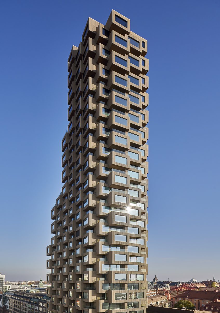 OMA completes Brutalistinspired tower in Stockholm Facades+, Premier