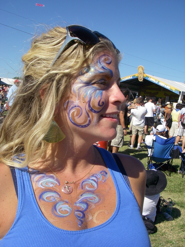Jazz Fest Bodyart New Orleans Face Painter Irina 5044733581