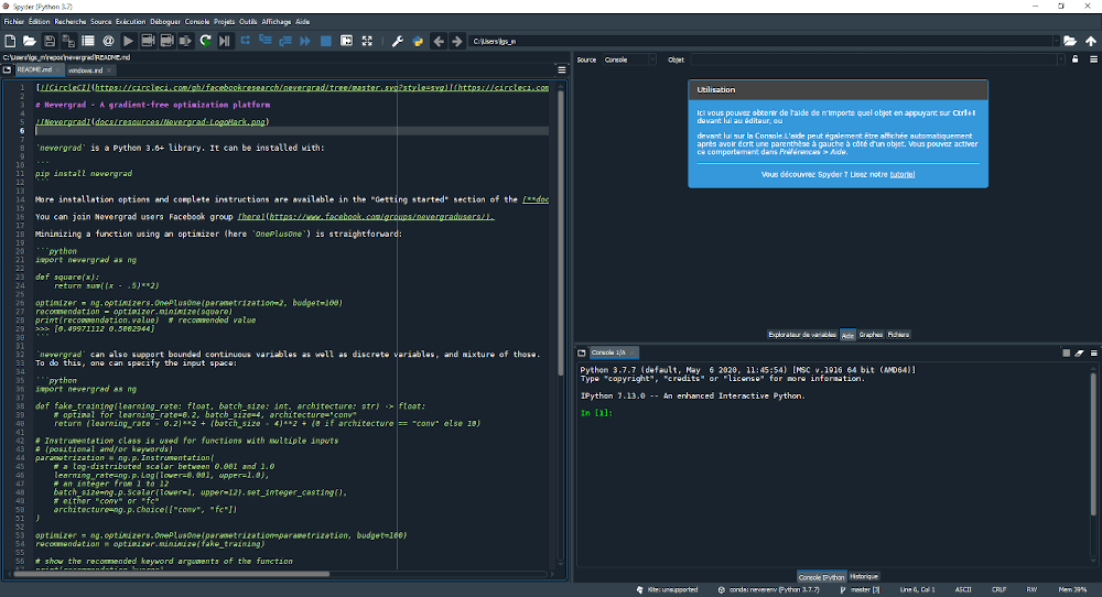 Installation and configuration on Windows — nevergrad documentation
