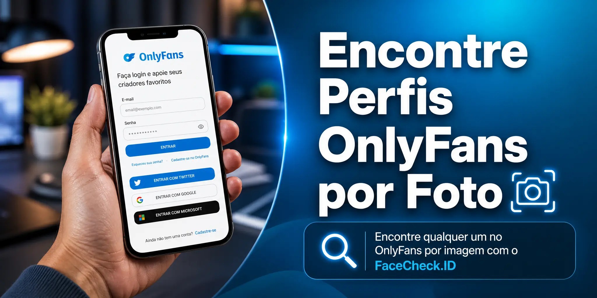 Encontre perfis do OnlyFans por foto usando o mecanismo de busca facial