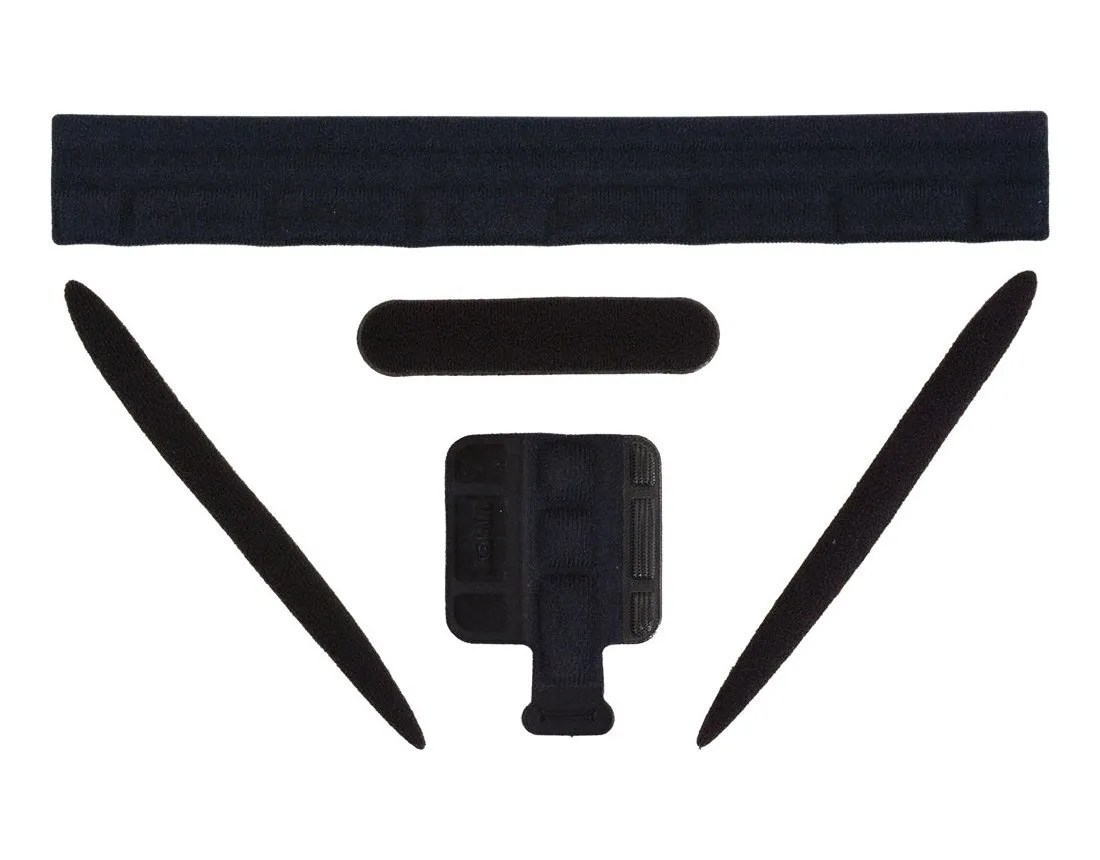 uvex race 1 cycling helmet pad set black incl. chin pad biking pads