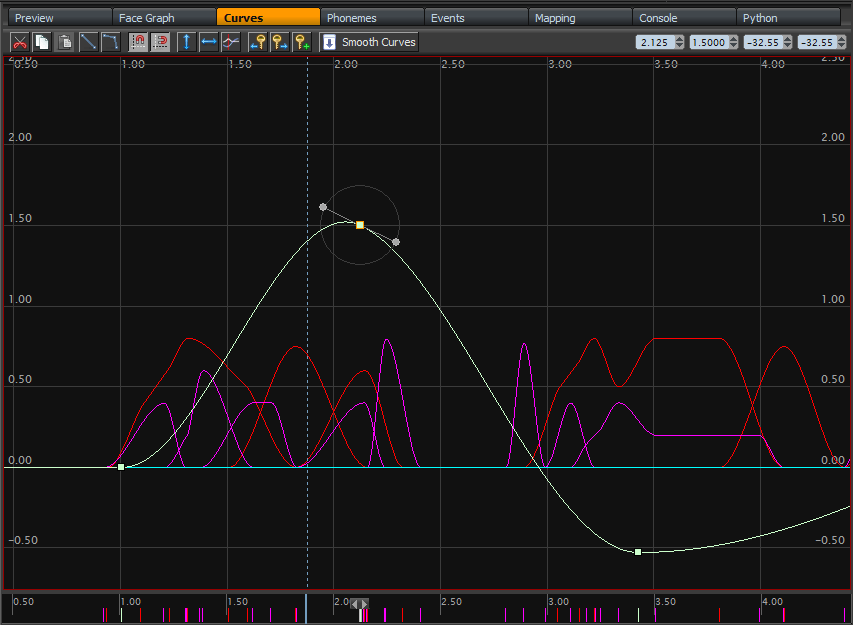 Curve Editor FaceFX Support