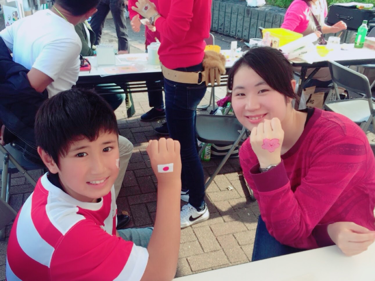 【イベント活動報告】フェイスペインティング・サポーター in ラグビー日本代表戦「リポビタンDチャレンジカップ」横浜ラグビーカーニバル