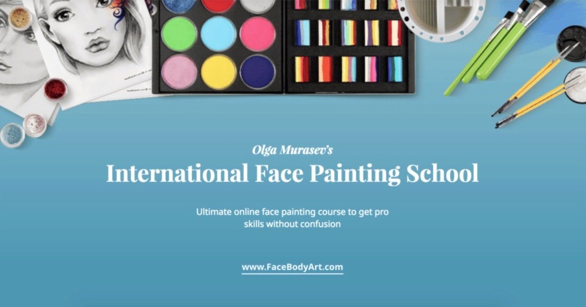 Online Face Painting Course Int'l Face Painting School