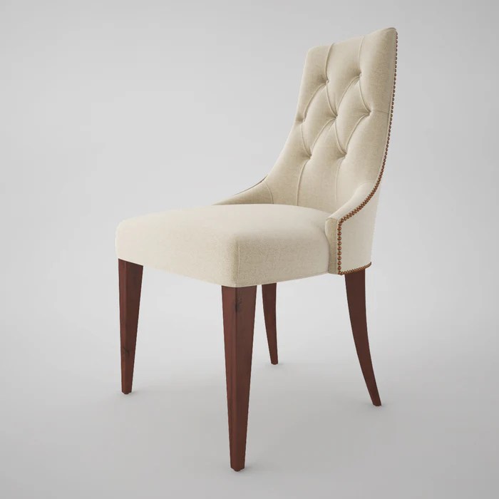 Baker Furniture Ritz Dining Chair 3D Model FaceQuad