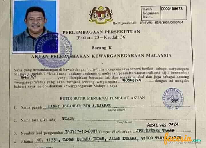 Berkewarganegaraan Ganda, Keputusan dan Kebijakan HDI Dinilai Cacat Hukum -  Facesia.com